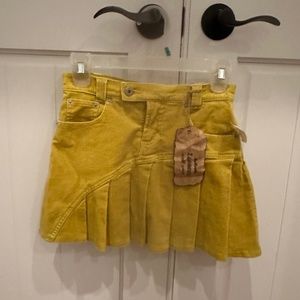 Corduroy mini skirt